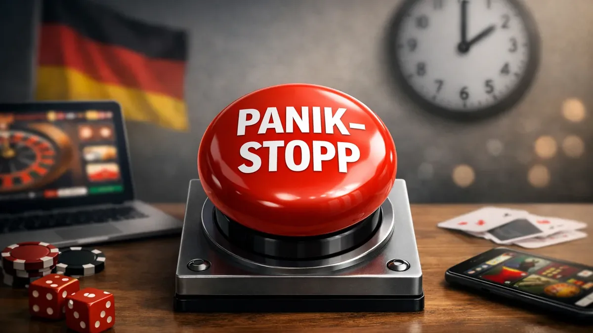 Panikbutton beim Online-Glücksspiel: 24-Stunden-Sperre